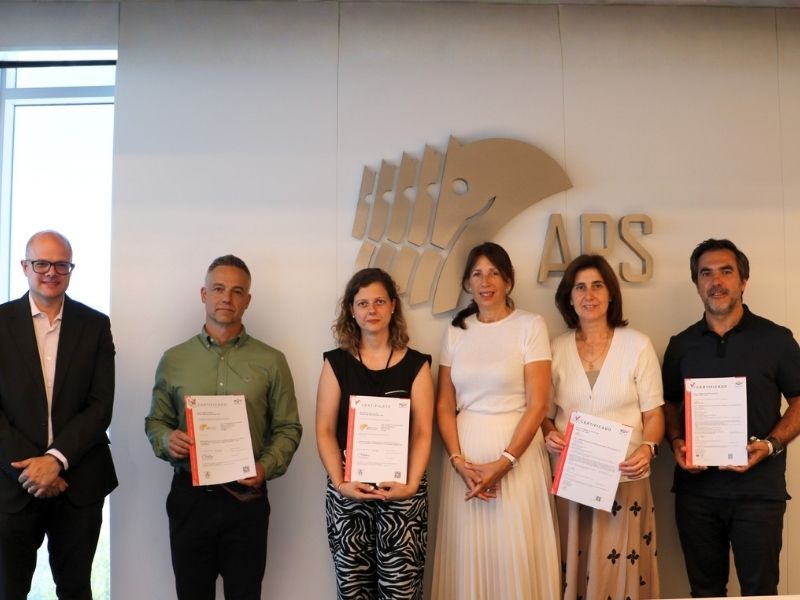 Entrega dos certificados ISO 27001, ISO 27701, ISO 14001 e ISO 45001 à APS — Porto de Sines pela TÜV AUSTRIA Iberia